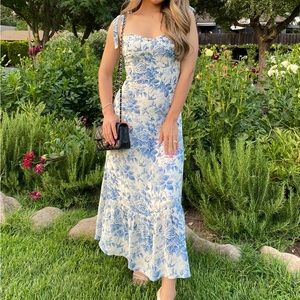 authentic reformation nikita dress pompadour